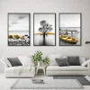 Yellow Splash Canvas Wall Painting Yellow Splash Canvas Wall Painting