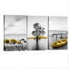 Yellow Splash Canvas Wall Painting Yellow Splash Canvas Wall Painting