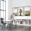 Yellow Splash Canvas Wall Painting Yellow Splash Canvas Wall Painting