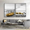 Yellow Splash Canvas Wall Painting Yellow Splash Canvas Wall Painting
