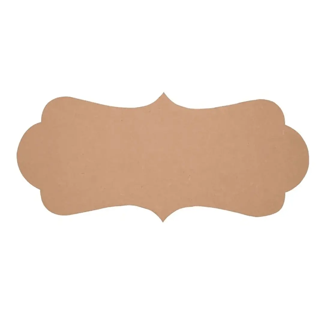 Designer MDF Name Plate Base