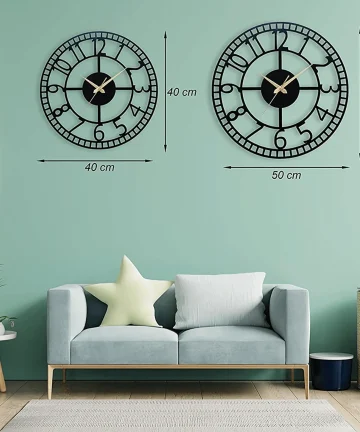 Elegant Simple Number Wall Clock