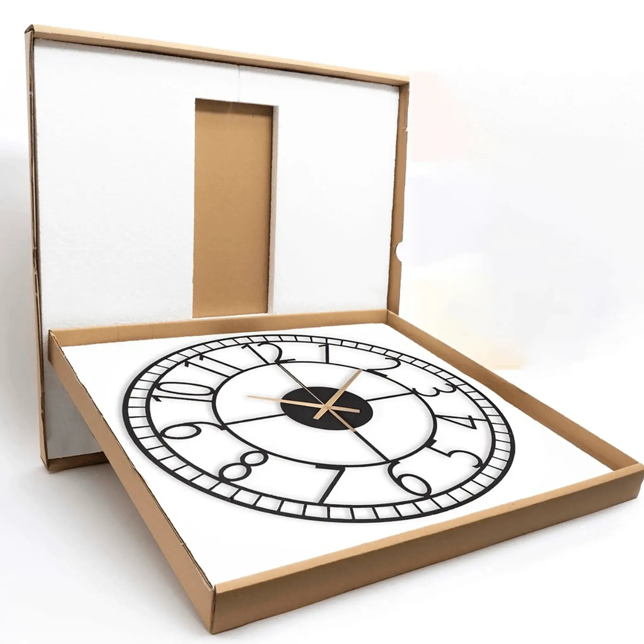 Elegant Simple Number Wall Clock Elegant Simple Number Wall Clock
