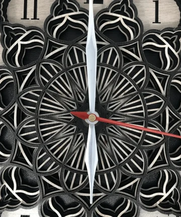 Mandala pattern Wall Clock