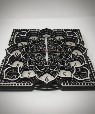 Mandala pattern Wall Clock