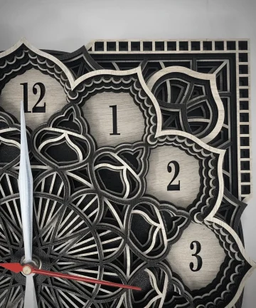 Mandala pattern Wall Clock