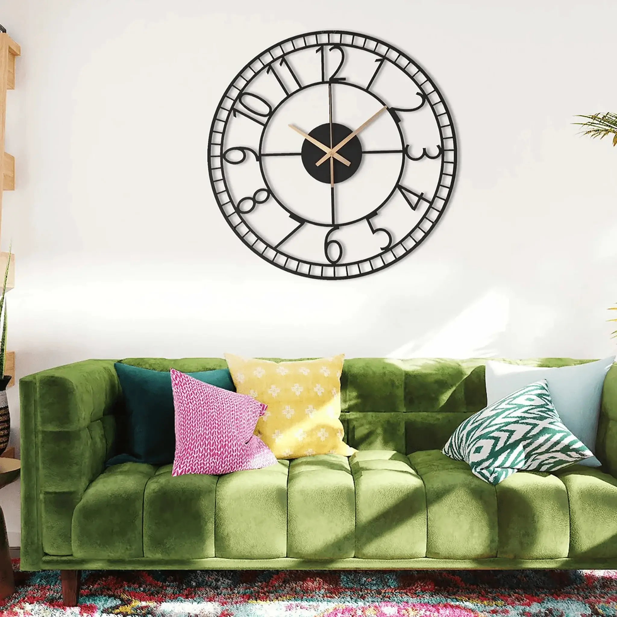 Elegant Simple Number Wall Clock Elegant Simple Number Wall Clock