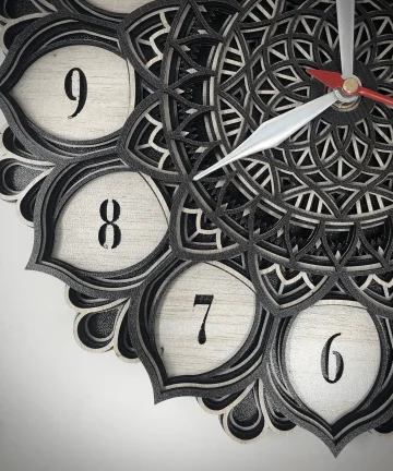 Mandala art Wall Clock