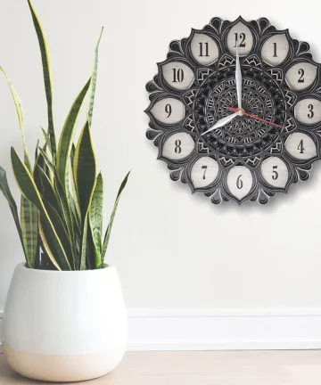 Mandala art Wall Clock