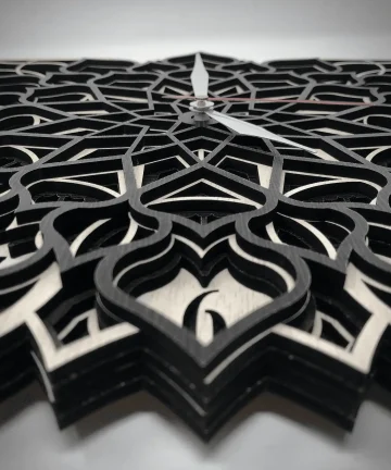 Exclusive Mandala Wall Wooden Clock