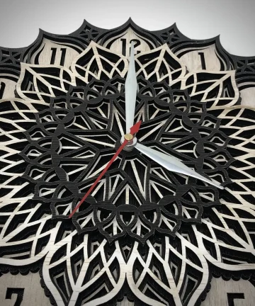 Impressive Multilayered Mandala Wall Clock