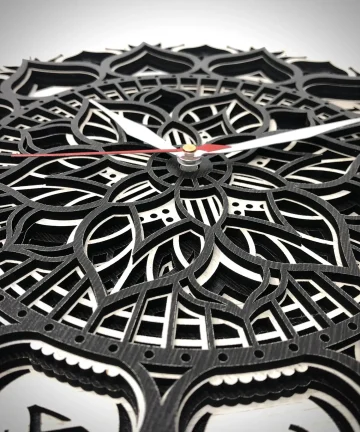 Impressive Multilayered Mandala Wall Clock