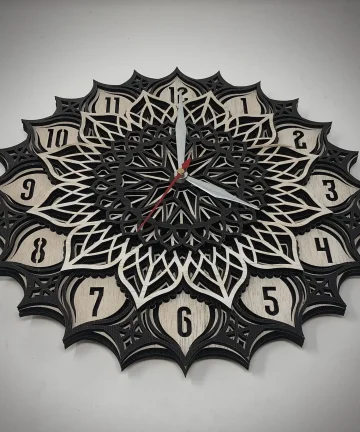 Impressive Multilayered Mandala Wall Clock
