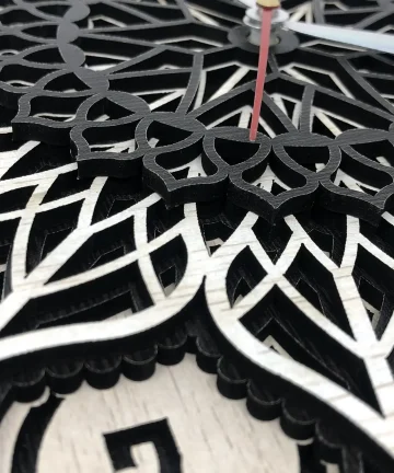 Impressive Multilayered Mandala Wall Clock