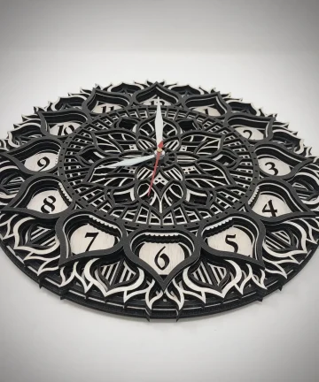 Impressive Multilayered Mandala Wall Clock