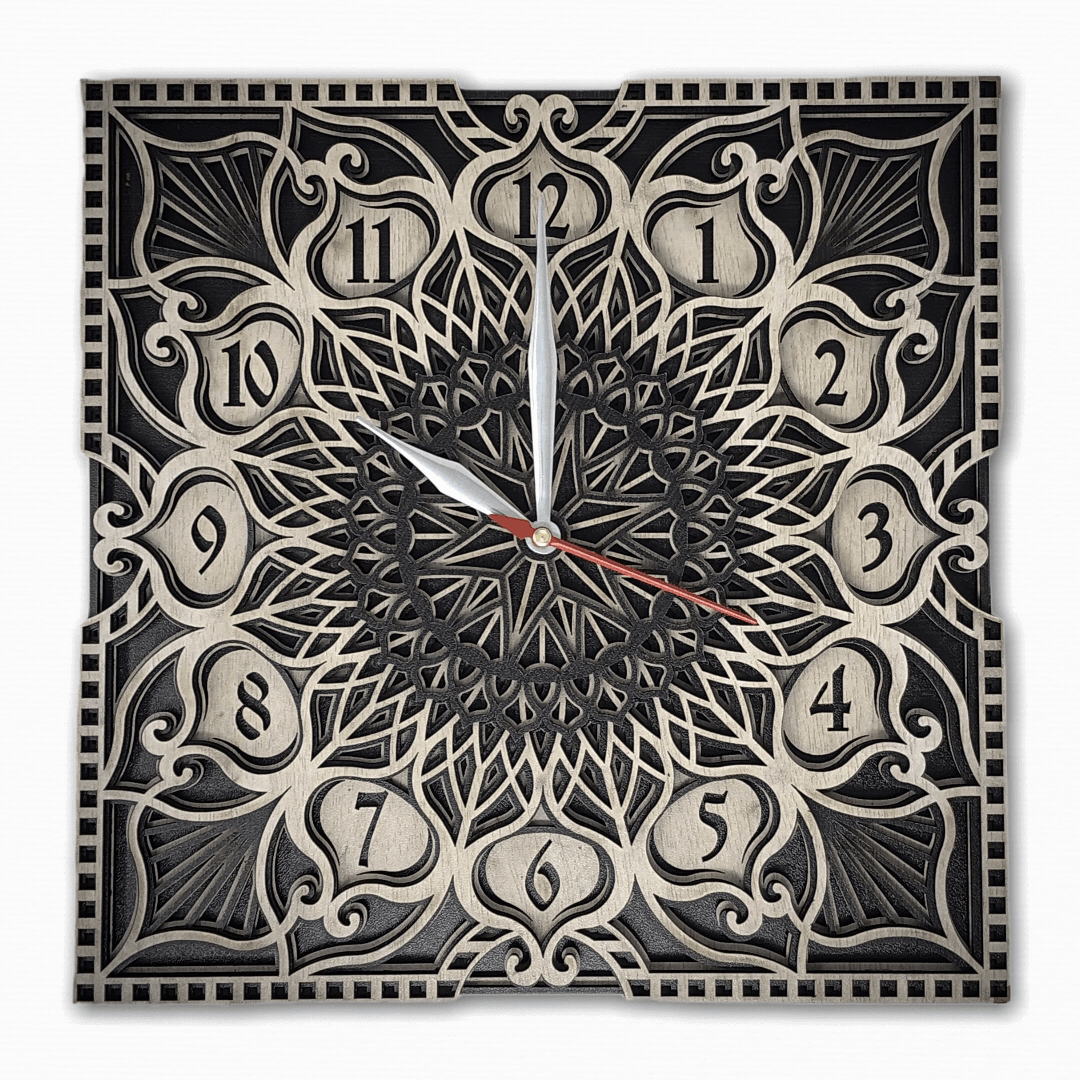 Simple Wooden Wall Clock