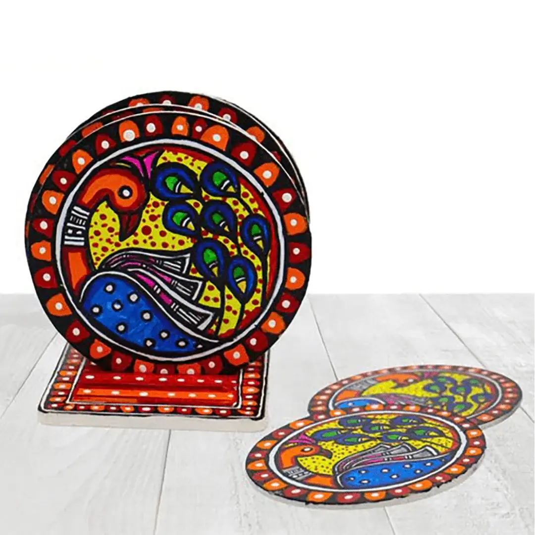 Pre Marked Peacock Mandala