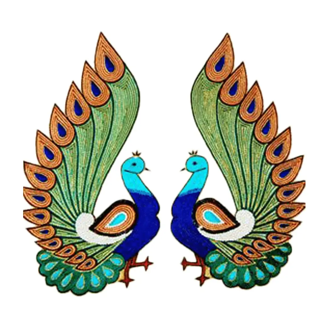 MDF Pre Marked Peacock Design