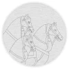 Horse Pre-Marked Canvas Horse Pre-Marked Canvas