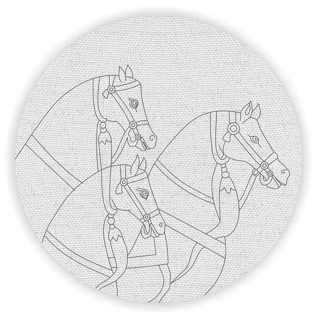 Horse Pre-Marked Canvas Horse Pre-Marked Canvas