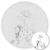 Lotus with Pichwai Cow Pre Marked Canvas