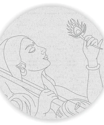 Mirabai Pre Marked Canvas