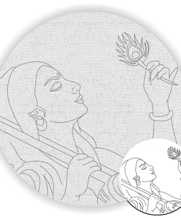 Mirabai Pre Marked Canvas