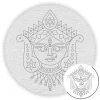 Durga Maa Pre Marked Canvas Durga Maa Pre Marked Canvas