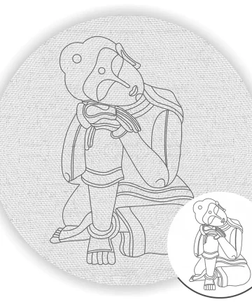 Buddha Pre-Marked Canvas