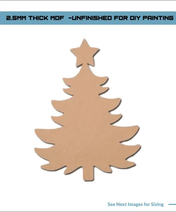MDF Christmas Cutouts Base