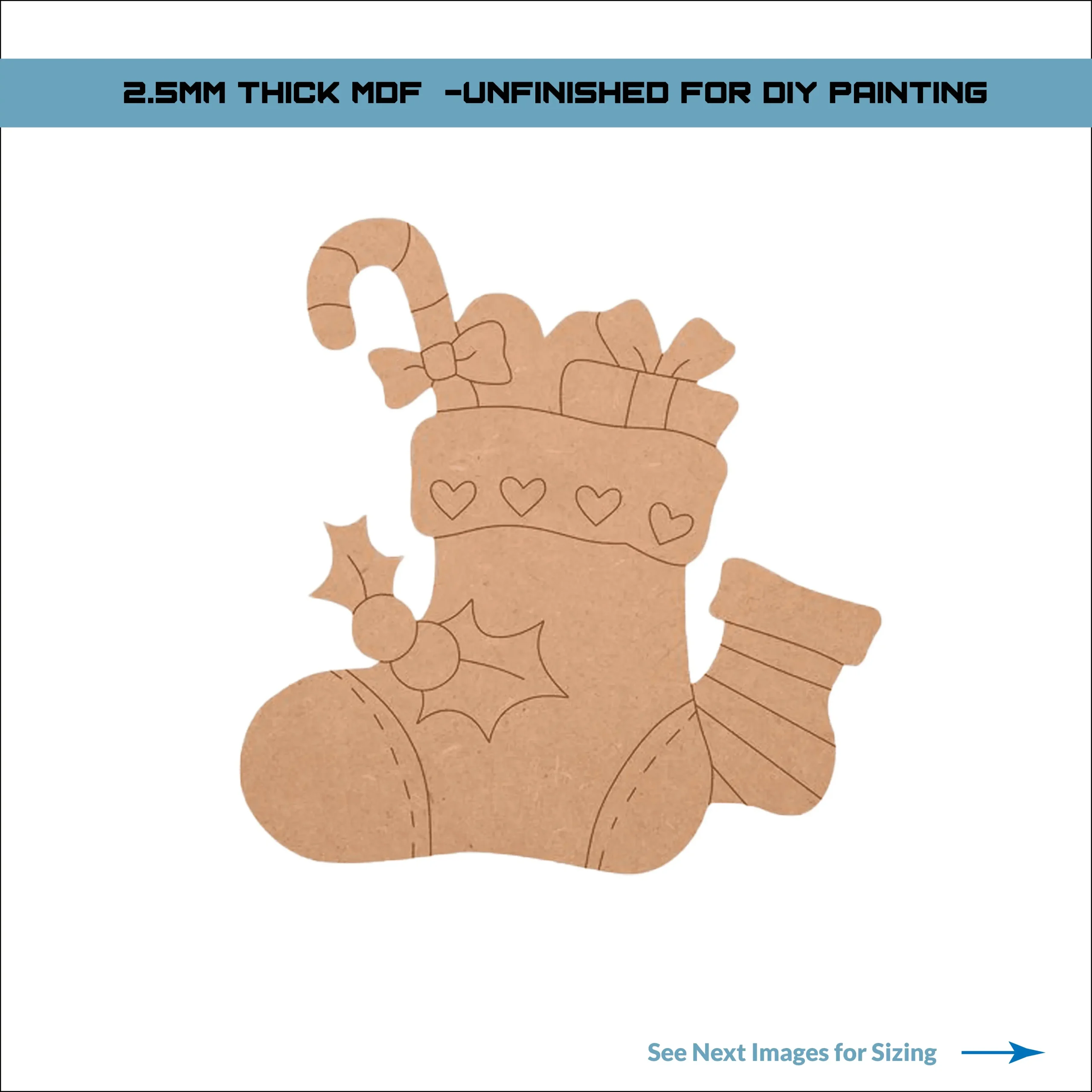 Pre Marked Christmas Cutout
