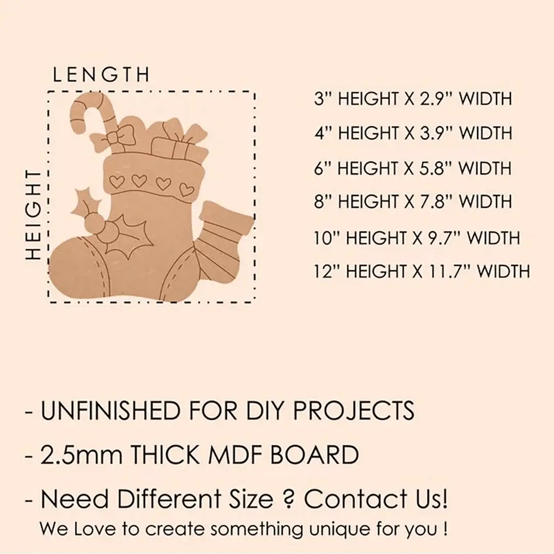 Pre Marked Christmas Cutout