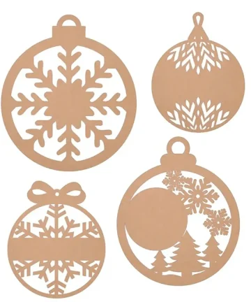 MDF Christmas Tree Hangers