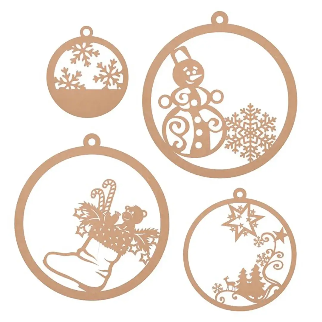 Christmas Tree Hangers cutouts