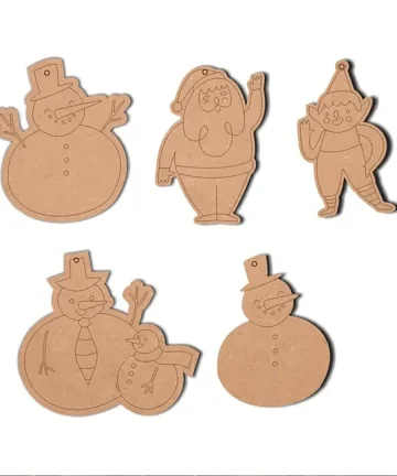 MDF Christmas Base Cutouts