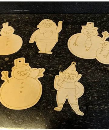 MDF Christmas Base Cutouts