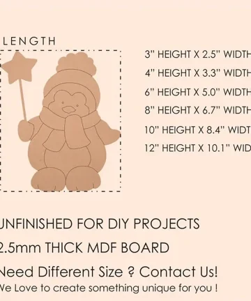 Pre Marked Penguin Cutout