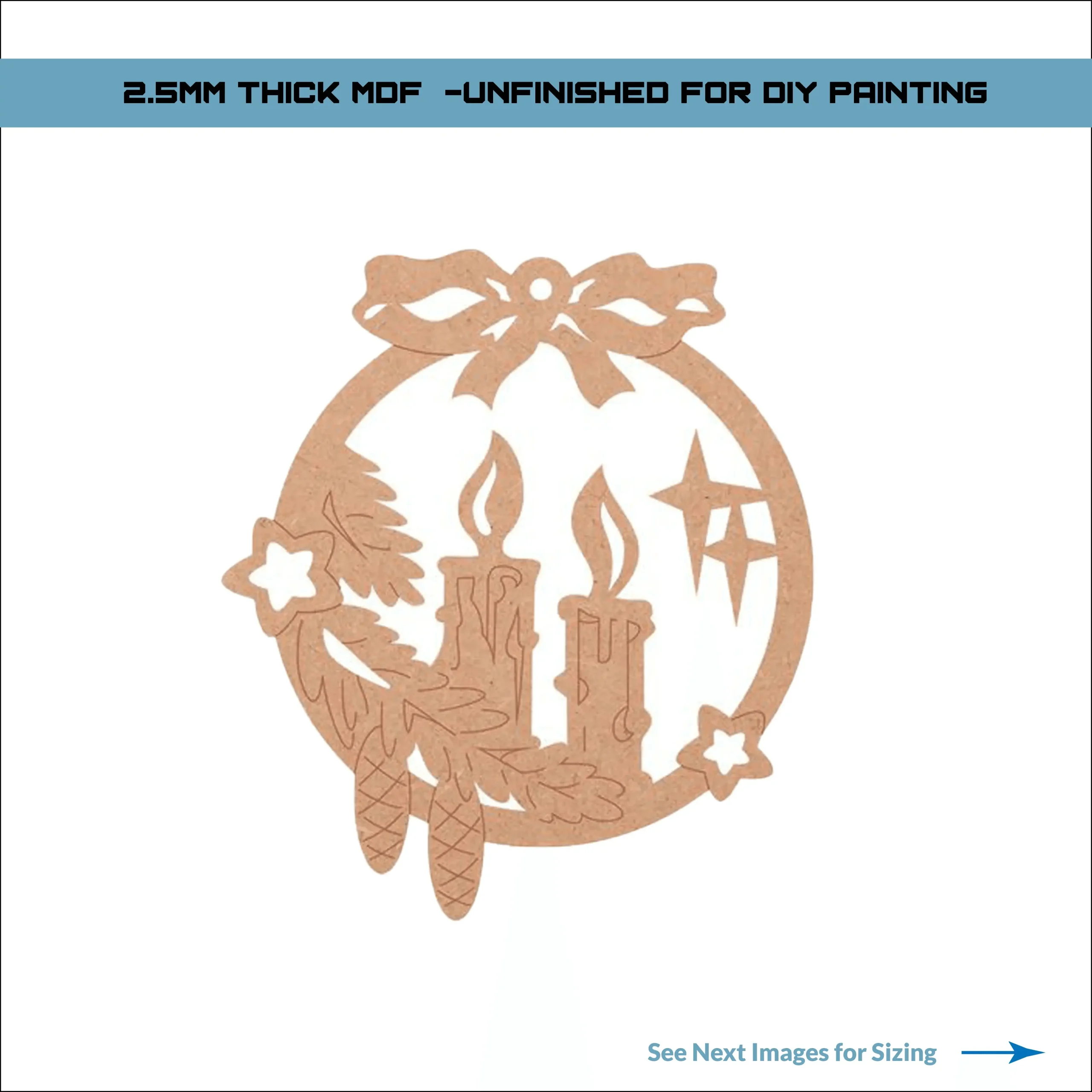 Christmas Decor Hangers Cutout