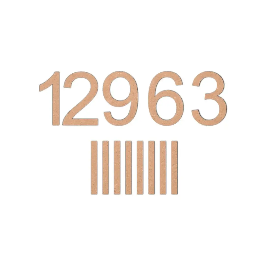 Number with Stick Number with Stick