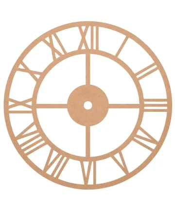 MDF Designer Cut Clock Base