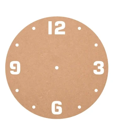 MDF Designer Cut Clock Base