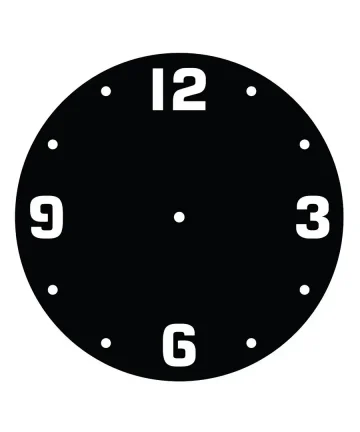 MDF Designer Cut Clock Base
