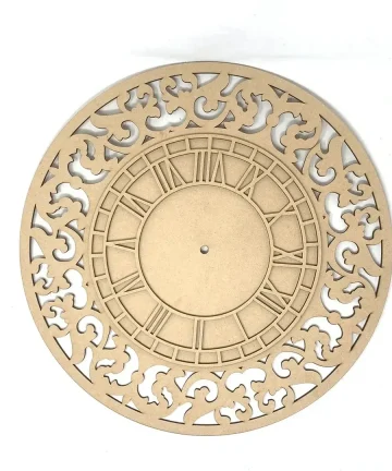 MDF Designer Cut Clock Base