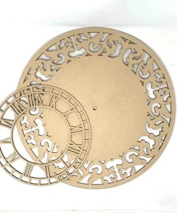 MDF Designer Cut Clock Base
