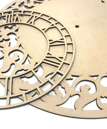 MDF Designer Cut Clock Base