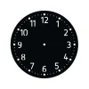 MDF Simple Designer Cut Clock Base MDF Simple Designer Cut Clock Base