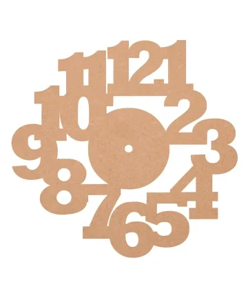 MDF Designer Cut Clock Base