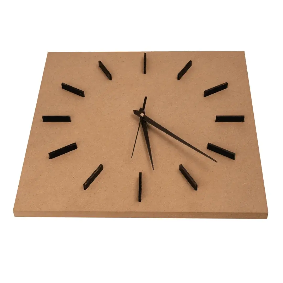 MDF Square Clock Base MDF Square Clock Base