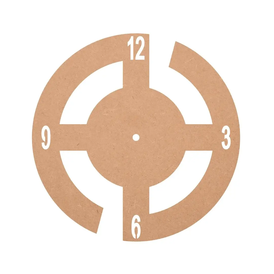 Designer Round Cut Clock Base
