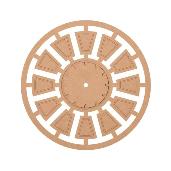 Round Cut Clock Base
